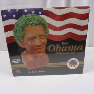 Barack Obama Chia Pet  Special Edition  Brand New